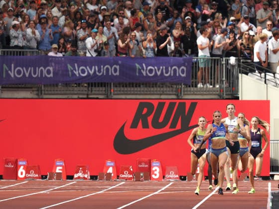 Keely Hodgkinson leads out in the home straight in the 800 metres and final event during the Diamond League Athletics at the London Stadium, Queen Elizabeth Olympic Park , London, England on 18 July 2026. Copyright: xPhilxHutchinsonx 45280035