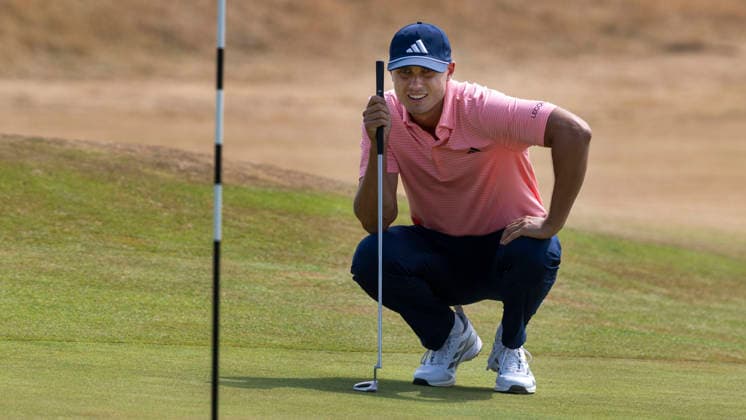 SOUTHPORT, ENGLAND 20260718 Ludvig Aberg vid första halet pa Royal Birkdale Golf Club. SOUTHPORT ENGLAND x1019x *** SOUTHPORT, ENGLAND 20260718 Ludvig Aberg at the first hole at Royal Birkdale Golf Club, SOUTHPORT, ENGLAND x1019x  Copyright: xChristerxHöglund TTx THE OPEN CHAMPIONSHIP GOLF 2026