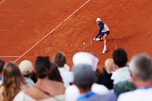 BASTAD, SWEDEN 20260718 Chilean Alejandro Tabilo during the men s semifinal in the singles tournament in the tennis match between Russia s Andrey Rublev and Chile s Alejandro Tabilo Nordea Open in Bastad. BASTAD SWEDEN x9200x *** BASTAD, SWEDEN, July 18, 2026: Chilean Alejandro Tabilo during the men s singles semifinal at the Nordea Open in Bastad, Sweden. BASTAD, SWEDEN x9200x  Copyright: xBjörnxLarssonxRosvall TTx TENNIS NORDEA OPEN IN BASTAD