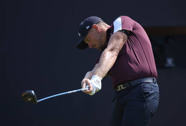 154th Open Golf Championships - Round 3 Matt Wallace of England on the 1st tee during the British Open Golf Championships at Royal Birkdale in Southport, Britain, 18 July 2026. SOUTHPORT UNITED KINGDOM  Copyright: xADAMxVAUGHANx