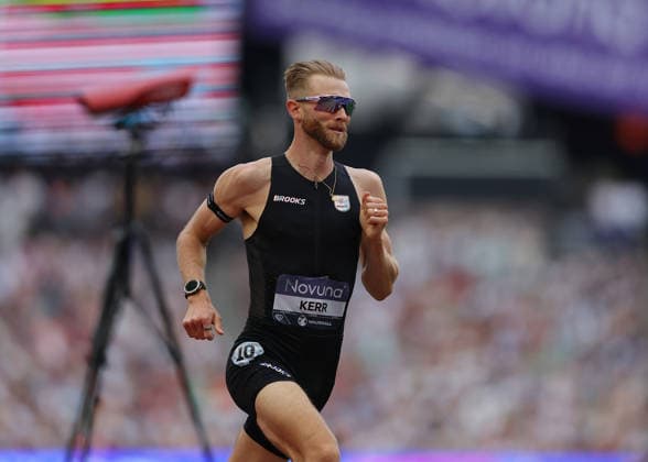 RECORD DATE NOT STATED 18th July 2026; London Stadium, London, England; 2026 Diamond League Novuna London Athletics Meet; Josh Kerr of Great Britain competing in the 1 Mile Men race JohnxPatrickxFletcher