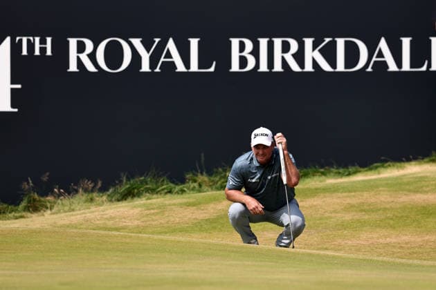 RECORD DATE NOT STATED 18th July 2026; Royal Birkdale Golf Club, Southport, Merseyside, England; The Open Championship Round Three; Ryan Fox (NZ) at the 18th green during his round of 62 DavidxBlunsden