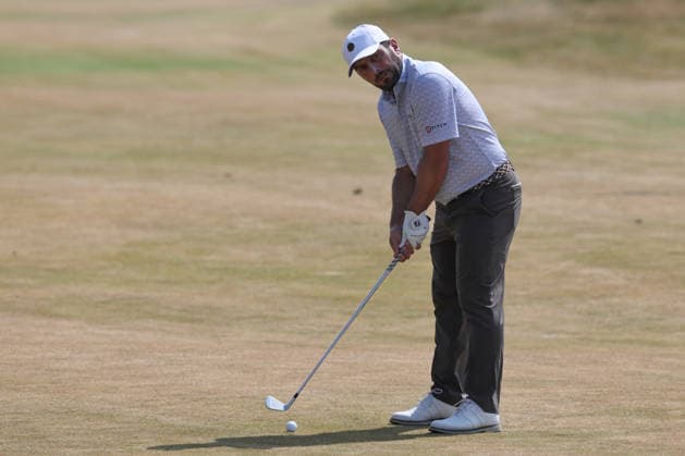 RECORD DATE NOT STATED 18th July 2026; Royal Birkdale Golf Club, Southport, Merseyside, England; The Open Championship Round Three; Francesco Molinari (ITA) plays from the fairway at the opening hole DavidxBlunsden