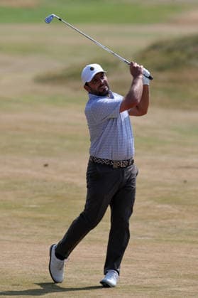 RECORD DATE NOT STATED 18th July 2026; Royal Birkdale Golf Club, Southport, Merseyside, England; The Open Championship Round Three; Francesco Molinari (ITA) plays from the fairway at the first hole DavidxBlunsden