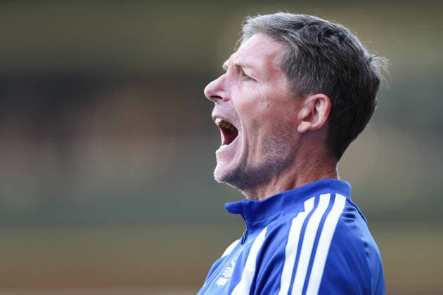 Nottingham, England, 18th July 2026. Oliver Glasner manager of Nottingham Forest shouts at his players during the Notts County vs Nottingham Forest Pre Season Friendly match at Meadow Lane, Nottingham. Picture credit should read: Jake Youle Sportimage EDITORIAL USE ONLY. No use with unauthorised audio, video, data, fixture lists, club league logos or live services. Online in-match use limited to 120 images, no video emulation. No use in betting, games or single club league player publications. SPI_020_JY_Notts_County_Nottm_Forest SPI-4861-0018