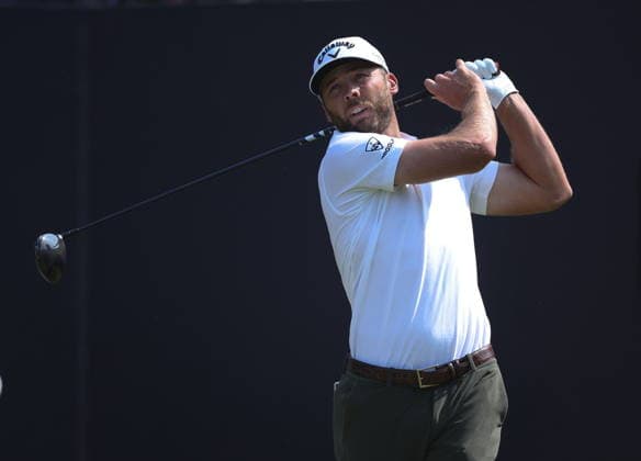 154th Open Golf Championships - Round 3 Sam Burns of USA in action on the 1st tee during the British Open Golf Championships at Royal Birkdale in Southport, Britain, 18 July 2026. SOUTHPORT UNITED KINGDOM  Copyright: xADAMxVAUGHANx
