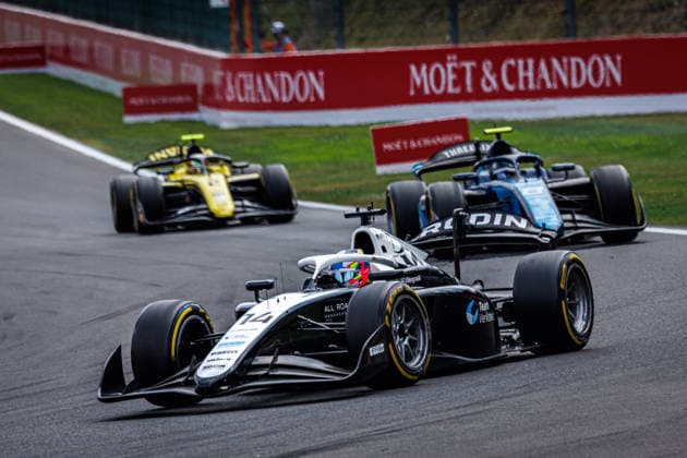 AUTO - FORMULA 2 2026 - SPA 14 STENSHORNE Martinus (nor), Rodin Motorsport, Dallara F2 2024, action during the 8th round of the 2026 FIA Formula 2 Championship from July 17 to 19, 2026 on the Circuit de Spa-Francorchamps, in Stavelot, Belgium - StavelotBelgium  Copyright: xEricxAlonsox