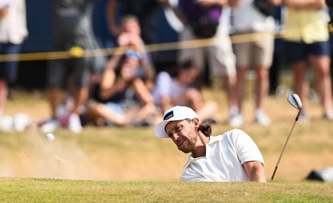 Tommy Fleetwood (ENG) out of a bunker on the 4th Green 154th Open Golf Championships, Royal Birkdale, Southport, UK - 18 Jul 2026Southport Royal Birkdale United Kingdom  Copyright: xGreigxCowie Shutterstockx 16988298ac