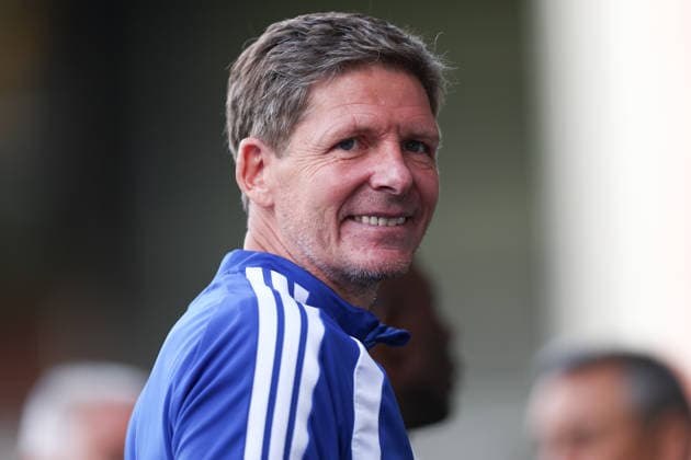 Nottingham, England, 18th July 2026. Oliver Glasner manager of Nottingham Forest smiles during the Notts County vs Nottingham Forest Pre Season Friendly match at Meadow Lane, Nottingham. Picture credit should read: Jake Youle Sportimage EDITORIAL USE ONLY. No use with unauthorised audio, video, data, fixture lists, club league logos or live services. Online in-match use limited to 120 images, no video emulation. No use in betting, games or single club league player publications. SPI_022_JY_Notts_County_Nottm_Forest SPI-4861-0020
