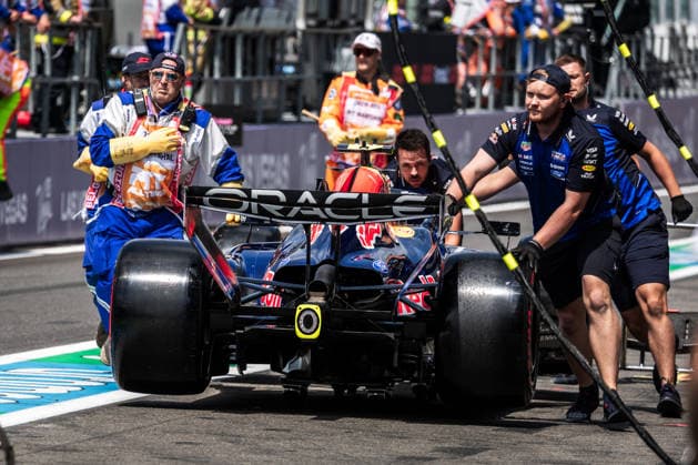 2026 Formula One Belgian Grand Prix Circuit de Spa-Francorchamps, Stavelot, Belgium. 18.July.2026; Isack Hadjar of France and Oracle Red Bull Racing during Free Practice 3 Formula One Belgian Grand Prix Stavelot Circuit de Spa-Francorchamps Belgium Copyright: xJayxHiranox