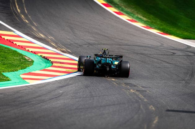 2026 Formula One Belgian Grand Prix Circuit de Spa-Francorchamps, Stavelot, Belgium. 18.July.2026; Fernando Alonso of Spain and Aston Martin Aramco F1 Team during qualifying Formula One Belgian Grand Prix Stavelot Circuit de Spa-Francorchamps Belgium Copyright: xJayxHiranox