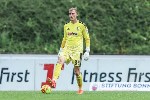 Fussball, 3.Liga Saison 2026 2027 Testspiel Bonner SC - MSV Duisburg 18.07.2026, Sportpark Nord Toni Stahl (MSV Duisburg, 33) Bonn Sportpark Nord Nordrhein-Westfalen Deutschland *** Sports, Soccer, 3rd Division, 2026–2027 Season, Friendly Match: Bonner SC vs. MSV Duisburg, July 18, 2026, Sportpark Nord, Toni Stahl, MSV Duisburg, 33, Bonn, Sportpark Nord, North Rhine-Westphalia, Germany