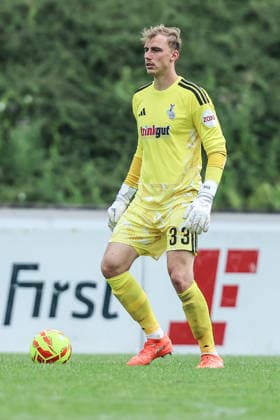 Fussball, 3.Liga Saison 2026 2027 Testspiel Bonner SC - MSV Duisburg 18.07.2026, Sportpark Nord Toni Stahl (MSV Duisburg, 33) Bonn Sportpark Nord Nordrhein-Westfalen Deutschland *** Sports, Soccer, 3rd Division, 2026–2027 Season, Friendly Match: Bonner SC vs. MSV Duisburg, July 18, 2026, Sportpark Nord, Toni Stahl, MSV Duisburg, 33, Bonn, Sportpark Nord, North Rhine-Westphalia, Germany