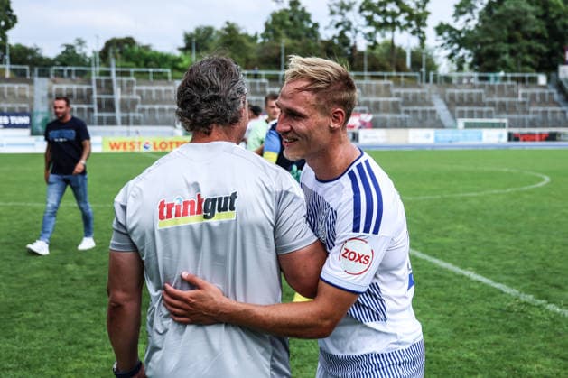 Fussball, 3.Liga Saison 2026 2027 Testspiel Bonner SC - MSV Duisburg 18.07.2026, Sportpark Nord Florian Krüger (MSV Duisburg, 26) Bonn Sportpark Nord Nordrhein-Westfalen Deutschland *** Sports, Soccer, 3rd Division, 2026–2027 Season, Friendly Match: Bonner SC vs. MSV Duisburg, July 18, 2026, Sportpark Nord, Florian Krüger, MSV Duisburg, 26, Bonn, Sportpark Nord, North Rhine-Westphalia, Germany
