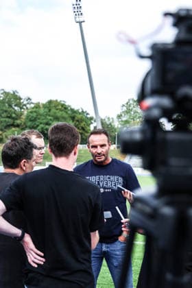 Fussball, 3.Liga Saison 2026 2027 Testspiel Bonner SC - MSV Duisburg 18.07.2026, Sportpark Nord Dietmar Hirsch (Cheftrainer, MSV Duisburg) Mixed Zone nach dem Testspiel Bonn Sportpark Nord Nordrhein-Westfalen Deutschland *** Sports, Soccer, 3rd Division, 2026–2027 Season, Friendly Match: Bonner SC vs. MSV Duisburg, July 18, 2026, Sportpark Nord, Dietmar Hirsch, Head Coach, MSV Duisburg, Mixed Zone after the friendly match, Bonn, Sportpark Nord, North Rhine-Westphalia, Germany
