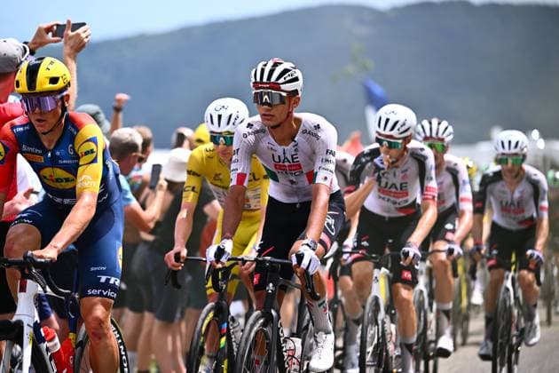 Tour de France 2026 Stage 14 LE MARKSTEIN, FRANCE - JULY 18 : Del Toro Isaac (MEX) of UAE Team Emirates XRG in action during stage 14 of the 113rd edition of Tour de France an UCI World Tour 2.UWT cycling road race stage for Men Elite of 155 km with start in Mulhouse and finish in Le Markstein on July 18, 2026 in Le Markstein, France, 18 07 2026 ( Motordriver Kurt Vandenborre - Le Markstein France  Copyright: xGvgx