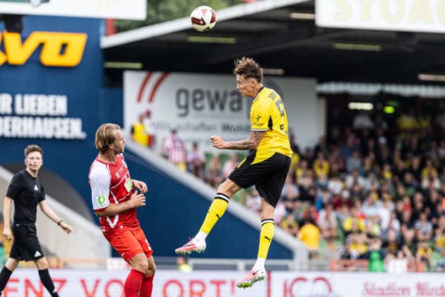 Testspiel: Rot-Weiß Oberhausen - Borussia Dortmund; 18.07.2026 Arne Wessels (Borussia Dortmund, 51) Testspiel: Rot-Weiß Oberhausen - Borussia Dortmund; Stadion Niederrhein, Oberhausen; 18.07.2026 *** Friendly Match: Rot-Weiß Oberhausen vs. Borussia Dortmund, July 18, 2026; Arne Wessels, Borussia Dortmund, 51; Friendly Match: Rot-Weiß Oberhausen vs. Borussia Dortmund, Niederrhein Stadium, Oberhausen, July 18, 2026 Copyright: xBEAUTIFULxSPORTS Buriakovx