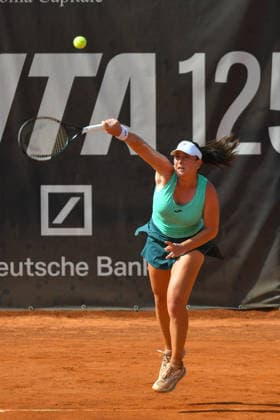 IPA86783888 - Nuria Brancaccio of Italy faces Lucia Bronzetti of Italy during the semifinal match at the ATV Bancomat Tennis Open WTA, Tennis Damen 125 at the Antico Tiro a Volo Club on July 18, 2026, in Rome, Italy. (Photo by Roberto Bettacchi)  Copyright: xRobertoxBettacchi IPAxSportx xx 86783888