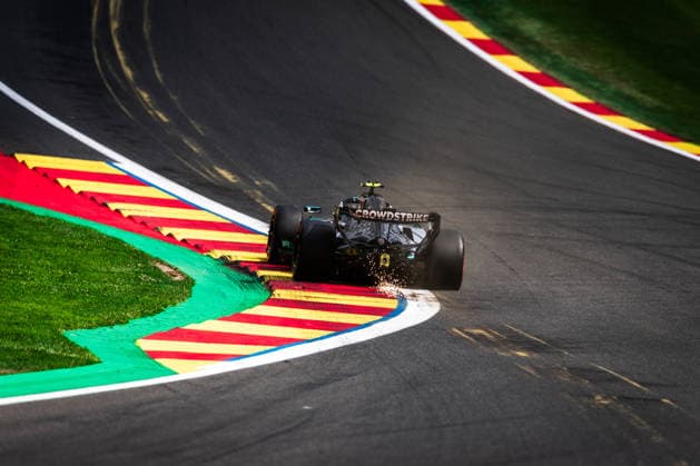 Circuit de Spa-Francorchamps, Stavelot, Belgium. 18.July.2026; Andrea Kimi Antonelli of Italy and Mercedes-AMG PETRONAS F1 Team during qualifying Formula One Belgian Grand Prix  aflo_338417423 JayxHiranox