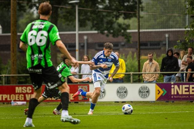 MEPPEL, 18 7-2026, Sportpark Ezinge, Season 2026 2027, Dutch Eredivisie Football, Preseason friendly match between PEC Zwolle and Cercle Brugge, Picture shows PEC Zwolle player Elias Sorensen PEC Zwolle - Cercle Brugge (friendly)  x205091663x Copyright: