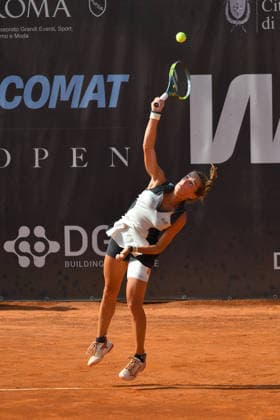 TENNIS - International Tennis Tournament - ATV Bancomat Tennis Open - Semifinals Photo by IPA ABACAPRESS.COM86783902 - Lucia Bronzetti of Italy faces Nuria Brancaccio of Italy during the semifinal match at the ATV Bancomat Tennis Open WTA, Tennis Damen 125 at the Antico Tiro a Volo Club on July 18, 2026, in Rome, Italy. (Credit: Roberto Bettacchi) (Credit: Roberto Bettacchi) Rome Italy  Copyright: xIPAxSport ABACAx
