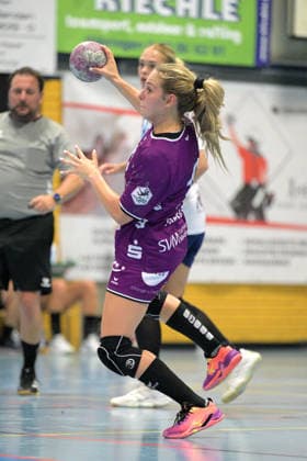 Johanna Farkas (TusSies Metzingen, 19) beim 7-Meter TusSies Metzingen vs. Union Neckarsulm , Handball, Vorbereitung, Testspiel, Saison 2026 2027, 18.07.2026 TusSies Metzingen vs. Sport-Union Neckarsulm , Handball, Vorbereitung, Testspiel, Saison 2026 2027, 18.07.2026 Voehringen *** Johanna Farkas, TusSies Metzingen, 19, on a 7-meter throw; TusSies Metzingen vs. Sport Union Neckarsulm, handball, preseason, exhibition game, 2026–2027 season, July 18, 2026, TusSies Metzingen vs. Sport Union Neckarsulm, handball, preseason, exhibition match, 2026–2027 season, July 18, 2026, Voehringen Copyright: xEibner-Pressefotox EP_TBR