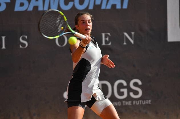 TENNIS - International Tennis Tournament - ATV Bancomat Tennis Open - Semifinals Photo by IPA ABACAPRESS.COM86783904 - Lucia Bronzetti of Italy competes against Nuria Brancaccio of Italy during the semifinal match at the ATV Bancomat Tennis Open WTA, Tennis Damen 125 at the Antico Tiro a Volo Club on July 18, 2026, in Rome, Italy. (Credit: Roberto Bettacchi) (Credit: Roberto Bettacchi) Rome Italy  Copyright: xIPAxSport ABACAx