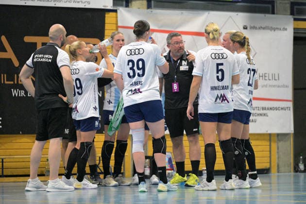 Time Out Union Neckarsulm TusSies Metzingen vs. Sport-Union Neckarsulm , Handball, Vorbereitung, Testspiel, Saison 2026 2027, 18.07.2026 TusSies Metzingen vs. Sport-Union Neckarsulm , Handball, Vorbereitung, Testspiel, Saison 2026 2027, 18.07.2026 Voehringen *** Time Out Sport Union Neckarsulm TusSies Metzingen vs. Sport Union Neckarsulm, Handball, Preseason, Friendly, 2026–2027 Season, July 18, 2026, TusSies Metzingen vs. Sport Union Neckarsulm, Handball, Preseason, Friendly, 2026–2027 Season, July 18, 2026, Voehringen Copyright: xEibner-Pressefotox EP_TBR