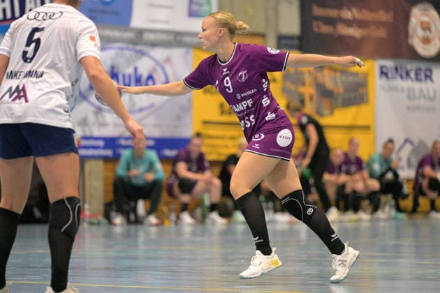 Lotta Roepcke (TusSies Metzingen, 09) am mit Ball TusSies Metzingen vs. Union Neckarsulm , Handball, Vorbereitung, Testspiel, Saison 2026 2027, 18.07.2026 TusSies Metzingen vs. Sport-Union Neckarsulm , Handball, Vorbereitung, Testspiel, Saison 2026 2027, 18.07.2026 Voehringen *** Lotta Roepcke, TusSies Metzingen, 9 a.m., with the ball: TusSies Metzingen vs. Sport Union Neckarsulm, Handball, Preseason, Friendly, 2026–2027 Season, July 18, 2026, TusSies Metzingen vs. Sport Union Neckarsulm, Handball, Preseason, Friendly, 2026–2027 Season, July 18, 2026, Voehringen Copyright: xEibner-Pressefotox EP_TBR