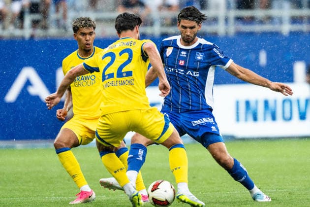 Football, friendly match, FC Blau Weiss Linz v Eintracht Braunschweig
