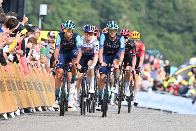 18-07-2026 Tour De France; Tappa 14 Mulhouse - Le Markstein; 2026, Bahrain Victorious; Tiberi, Antonio; Caruso, Damiano; Le Markstein; 
