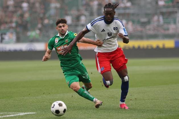 Football, friendly match, Rapid Vienna v Hamburger SV