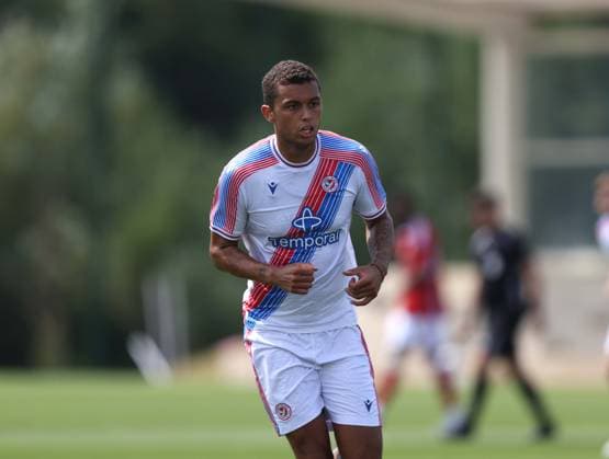 Pre Season Friendly - Crystal Palace v Swindon Town LONDON, ENGLAND, JULY 18: Brennan Johnson of Crystal Palace during the Pre Season Friendly match between Crystal Palace FC v Swindon Town FC at Crystal Palace Training Ground, Beckenham, London, on 18 July. (Photo by Daniel Weir) London Crystal Palace Training Ground United Kingdom Copyright: xDanielxWeir SportsxPressxPhotox Sportspressphoto_SPR192618