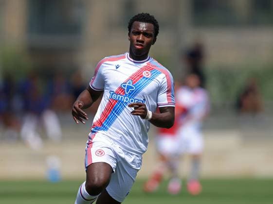 Pre Season Friendly - Crystal Palace v Swindon Town LONDON, ENGLAND, JULY 18: Eddie Nketiah of Crystal Palace during the Pre Season Friendly match between Crystal Palace FC v Swindon Town FC at Crystal Palace Training Ground, Beckenham, London, on 18 July. (Photo by Daniel Weir) London Crystal Palace Training Ground United Kingdom Copyright: xDanielxWeir SportsxPressxPhotox Sportspressphoto_SPR192629