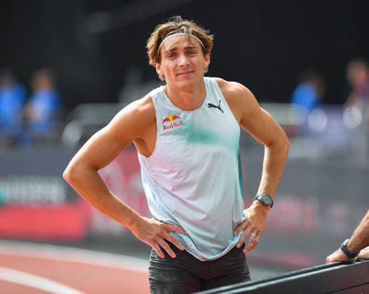 Novuna London Athletics Meet Armand Mondo Duplantis of Sweden competes in the men s pole vault at the Novuna London Athletics Meet, part of the 2026 Wanda Diamond League, at London Stadium in London, England, on July 18, 2026. London Greater London United Kingdom  Copyright: xRanjithxKumarx originalFilename:kumar-londondi260718_nprY3.jpg
