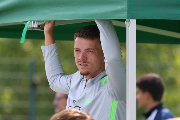 VfL vs Verl, Testspiel Wolfsburg, 18.07.2026, Fußball, Herren, Saison 2026 2027, 2. BL, VfL Wolfsburg vs SC Verl, Testspiel, Dzenan Pejcinovic (VfL Wolfsburg) Niedersachsen Deutschland *** VfL vs. Verl, Friendly Match, Wolfsburg, July 18, 2026, Soccer, Men s, 2026–2027 Season, 2. Bundesliga, VfL Wolfsburg vs. SC Verl, Friendly Match, Dzenan Pejcinovic, VfL Wolfsburg, Lower Saxony, Germany