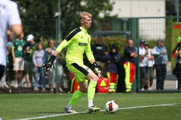 VfL vs Verl, Testspiel Wolfsburg, 18.07.2026, Fußball, Herren, Saison 2026 2027, 2. BL, VfL Wolfsburg vs SC Verl, Testspiel, Torwart Fabian Pekruhl (Verl) Niedersachsen Deutschland *** VfL vs. Verl, Friendly Match in Wolfsburg, July 18, 2026, Soccer, Men s, 2026–2027 Season, 2. Bundesliga, VfL Wolfsburg vs. SC Verl, Friendly Match, Goalkeeper Fabian Pekruhl, Verl, Lower Saxony, Germany
