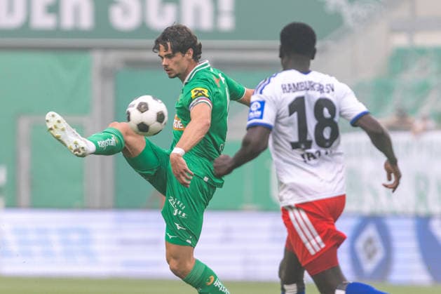 SOCCER - Rapid vs HSV, test match VIENNA,AUSTRIA,18.JUL.26 - SOCCER - ADMIRAL Bundesliga, 1. DFL, 1. Deutsche Bundesliga, SK Rapid Wien vs Hamburger SV, test match. Image shows Jakob Schoeller (Rapid).  GEPAxpictures xPhilippxBrem