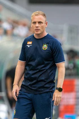 SOCCER - Rapid vs HSV, test match VIENNA,AUSTRIA,18.JUL.26 - SOCCER - ADMIRAL Bundesliga, 1. DFL, 1. Deutsche Bundesliga, SK Rapid Wien vs Hamburger SV, test match. Image shows head coach Johannes Hoff Thorup (Rapid).  GEPAxpictures xPhilippxBrem