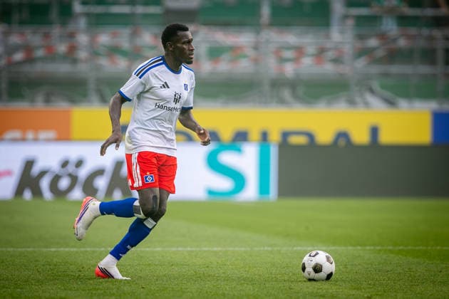 RAPID WIEN - HABMURGER SV Bakery Jatta of HSV during the pre season friendly football match between SC Rapid Vienna and Hamburger SV at the Allianz Stadion. Vienna, Austria, July 18, 2026. Photo by Branislav Racko Copyright: xx 080A8872