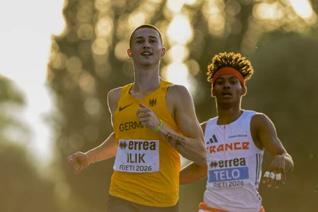 Timur ILIK (Germany, LAC Quelle Fuerth, 200m) ITA, European Atheltics U18 Championships, Athletics, 18.07.2026, ITA, European Atheltics U18 Championships, Athletics, 18.07.2026, *** Timur ILIK Germany, LAC Quelle Fürth, 200m ITA, European Athletics U18 Championships, Track and Field, July 18, 2026, ITA, European Athletics U18 Championships, Track and Field, July 18, 2026, Copyright: xx