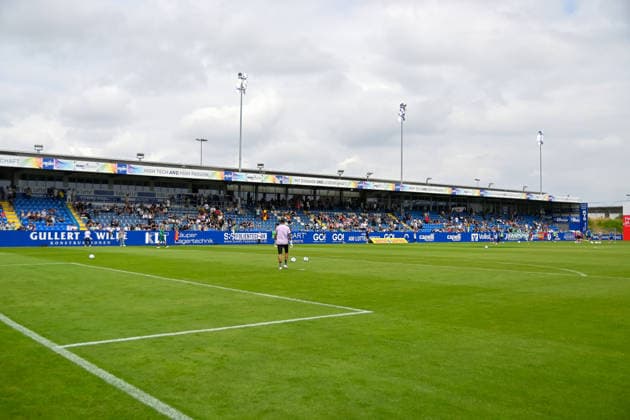 Stadion am Lotter Kreuz, Ansicht Haupttribuene Sportfreunde Lotte vs. Real Betis Sevilla, Fussball, Testspiel, Saison 2026 2027, 18.07.2026, Sportfreunde Lotte vs. Real Betis Sevilla, Fussball, Testspiel, Saison 2026 2027, 18.07.2026 Lotte *** Stadion am Lotter Kreuz, view of the main grandstand: Sportfreunde Lotte vs. Real Betis Sevilla, soccer, friendly match, 2026–2027 season, July 18, 2026, Sportfreunde Lotte vs. Real Betis Sevilla, soccer, friendly match, 2026–2027 season, July 18, 2026, Lotte Copyright: xEibner-Pressefoto RobertxGertzenx EP_RGN