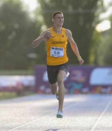 Timur ILIK (Germany, LAC Quelle Fuerth, 200m) ITA, European Atheltics U18 Championships, Athletics, 18.07.2026, ITA, European Atheltics U18 Championships, Athletics, 18.07.2026, *** Timur ILIK Germany, LAC Quelle Fürth, 200m ITA, European Athletics U18 Championships, Track and Field, July 18, 2026, ITA, European Athletics U18 Championships, Track and Field, July 18, 2026, Copyright: xx