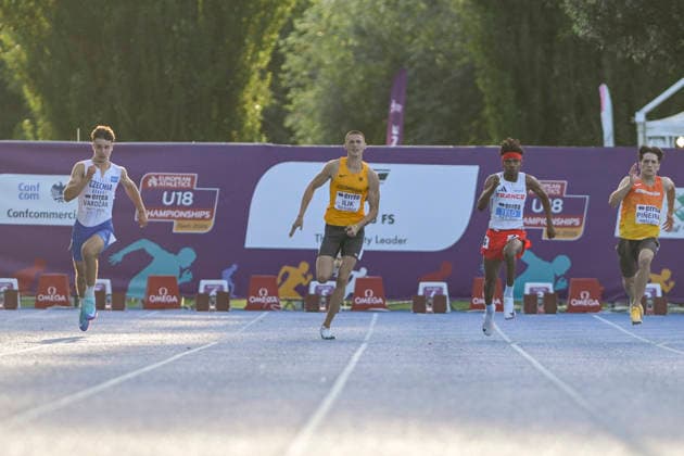 Timur ILIK (Germany, LAC Quelle Fuerth, 200m) ITA, European Atheltics U18 Championships, Athletics, 18.07.2026, ITA, European Atheltics U18 Championships, Athletics, 18.07.2026, *** Timur ILIK Germany, LAC Quelle Fürth, 200m ITA, European Athletics U18 Championships, Track and Field, July 18, 2026, ITA, European Athletics U18 Championships, Track and Field, July 18, 2026, Copyright: xEibnerxPressefoto JanxPapenfussx EP_JPS