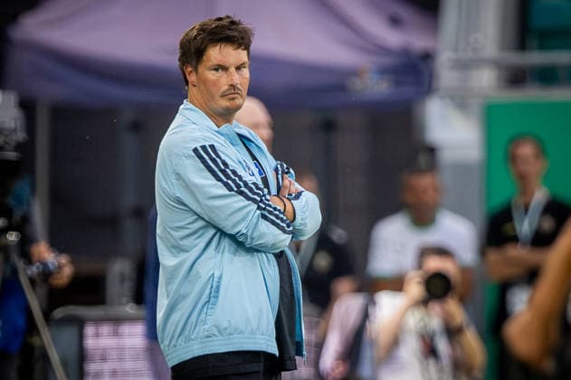 RAPID WIEN - HABMURGER SV Head coach of HSV Merlin Polzin during the pre season friendly football match between SC Rapid Vienna and Hamburger SV at the Allianz Stadion. Vienna, Austria, July 18, 2026. Photo by Branislav Racko Copyright: xx 080A9819