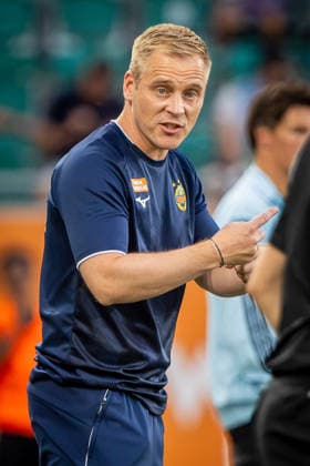 RAPID WIEN - HABMURGER SV Head coach of Rapid Johannes Hoff Thorup during the pre season friendly football match between SC Rapid Vienna and Hamburger SV at the Allianz Stadion. Vienna, Austria, July 18, 2026. Photo by Branislav Racko Copyright: xx 080A0039