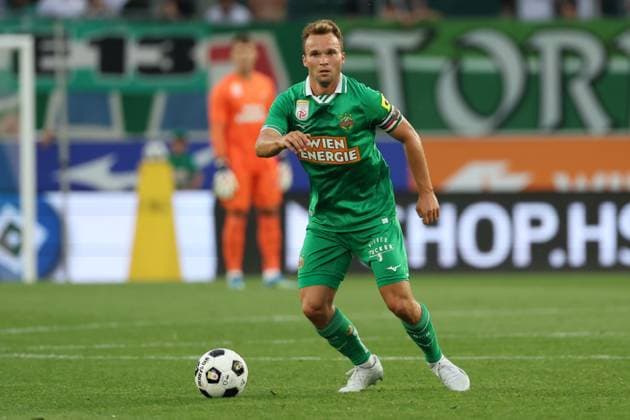 18.July.2026 – SOCCER – FRIENDLY TEST GAME(MEN) - Rapid Wien (Austria) vs HSV (Germany) Matthias Seidl (Rapid Wien) is in action VIENNA VIENNA, AUSTRIA – Allianz Stadion SK Rapid Wien Allianz Stadion AUSTRIA