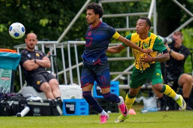 ROOSENDAAL , 18-07-2026 , Sportpark Hulsdonk , season 2026 2027 , Dutch Vrienden Loterij Eredivisie , Pre season match between KV Mechelen and ADO Den Haag KV Mechelen - ADO Den Haag (friendly)  x205093910x Copyright: