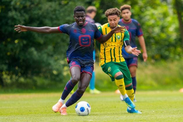 ROOSENDAAL , 18-07-2026 , Sportpark Hulsdonk , season 2026 2027 , Dutch Vrienden Loterij Eredivisie , Pre season match between KV Mechelen and ADO Den Haag picture shows KV Mechelen player Gora Diouf KV Mechelen - ADO Den Haag (friendly)  x205093950x Copyright: