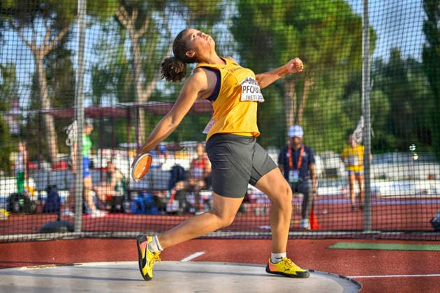 Emmy PFOUGA (Germany, asc Darmstadt, Diskuswurf) ITA, European Atheltics U18 Championships, Athletics, 18.07.2026, ITA, European Atheltics U18 Championships, Athletics, 18.07.2026, *** Emmy PFOUGA Germany, ASC Darmstadt, discus throw ITA, European Athletics U18 Championships, Athletics, July 18, 2026, ITA, European Athletics U18 Championships, Athletics, July 18, 2026, Copyright: xx